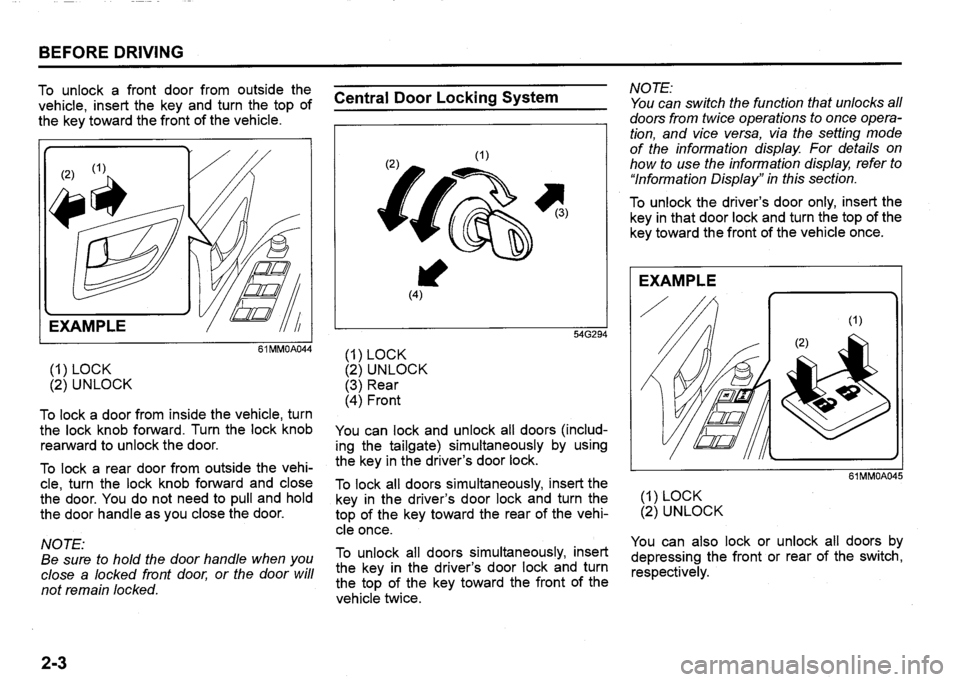 SUZUKI SX4 2019  Owners Manual 