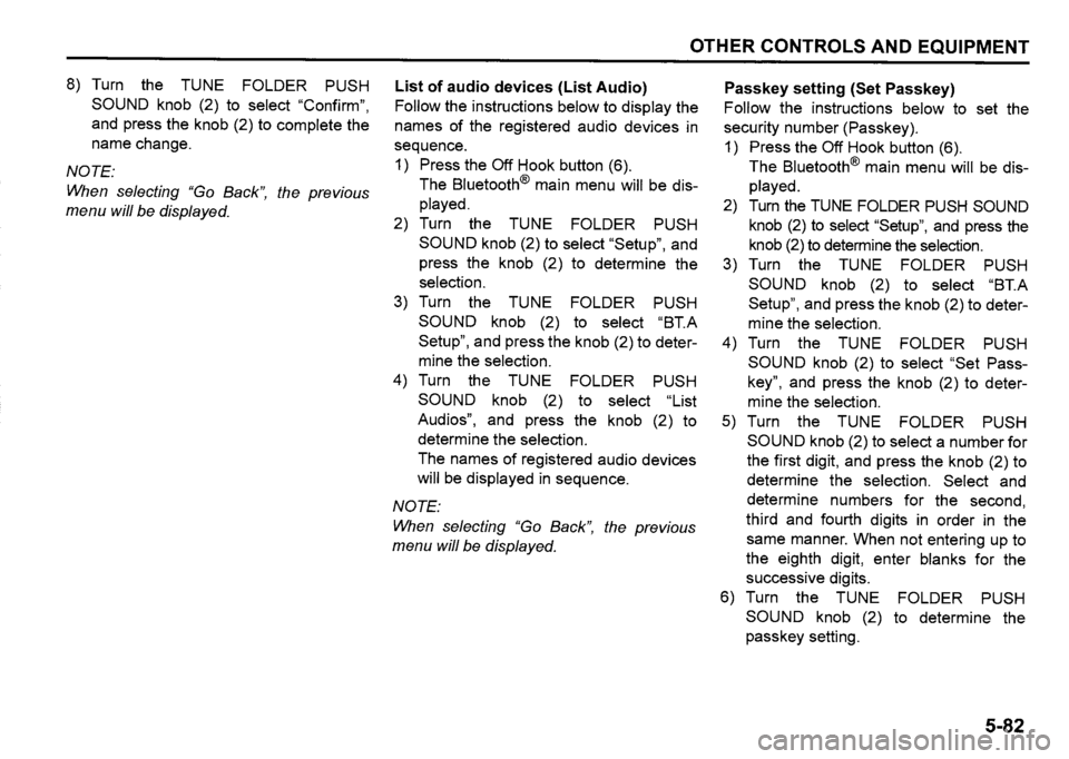 SUZUKI SX4 2015  Owners Manual 