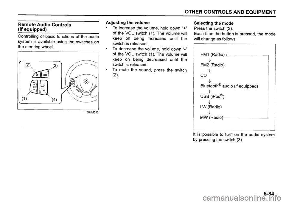 SUZUKI SX4 2016  Owners Manual 