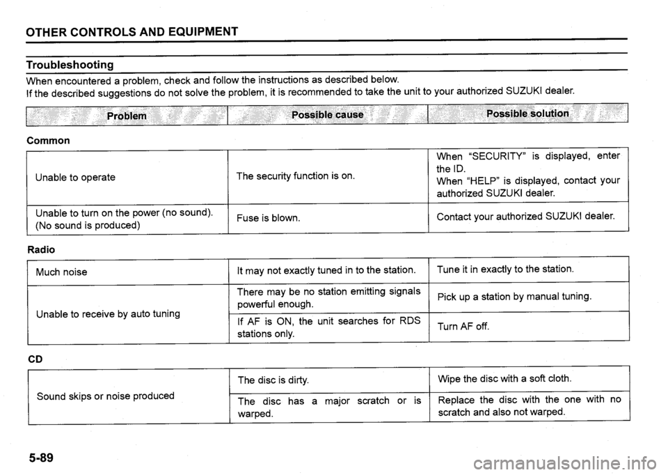 SUZUKI SX4 2016  Owners Manual 