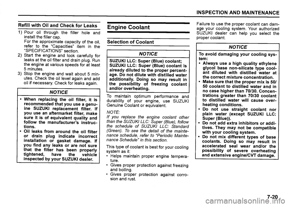 SUZUKI SX4 2015  Owners Manual 