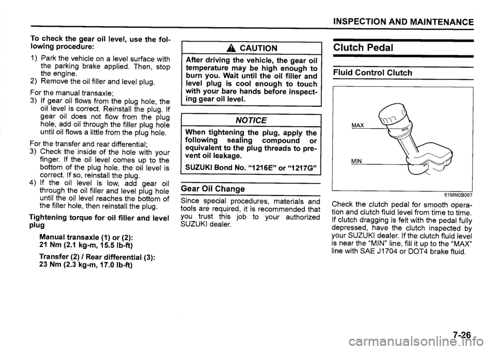 SUZUKI SX4 2015  Owners Manual 
