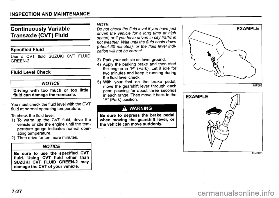SUZUKI SX4 2015  Owners Manual 
