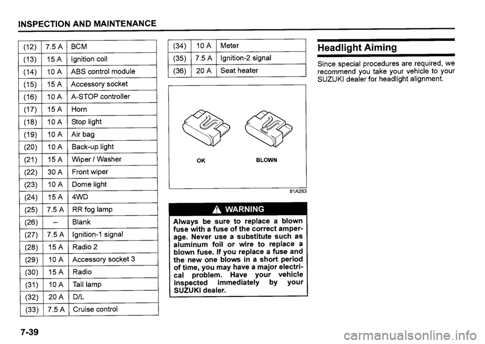 SUZUKI SX4 2017  Owners Manual 