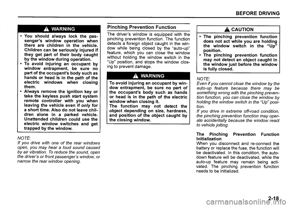 SUZUKI SX4 2020  Owners Manual 