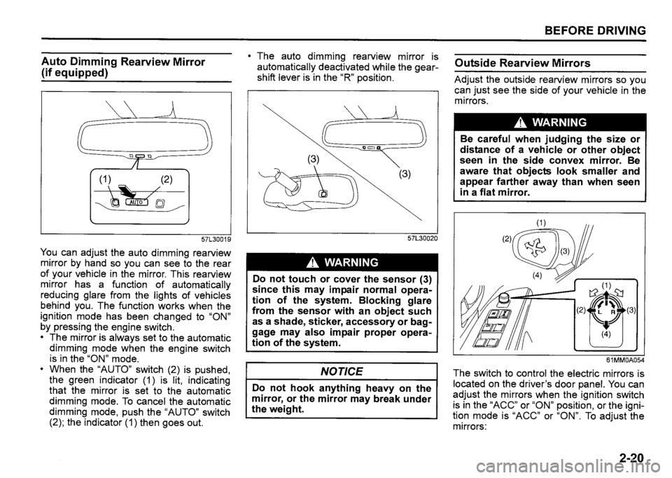 SUZUKI SX4 2020  Owners Manual 