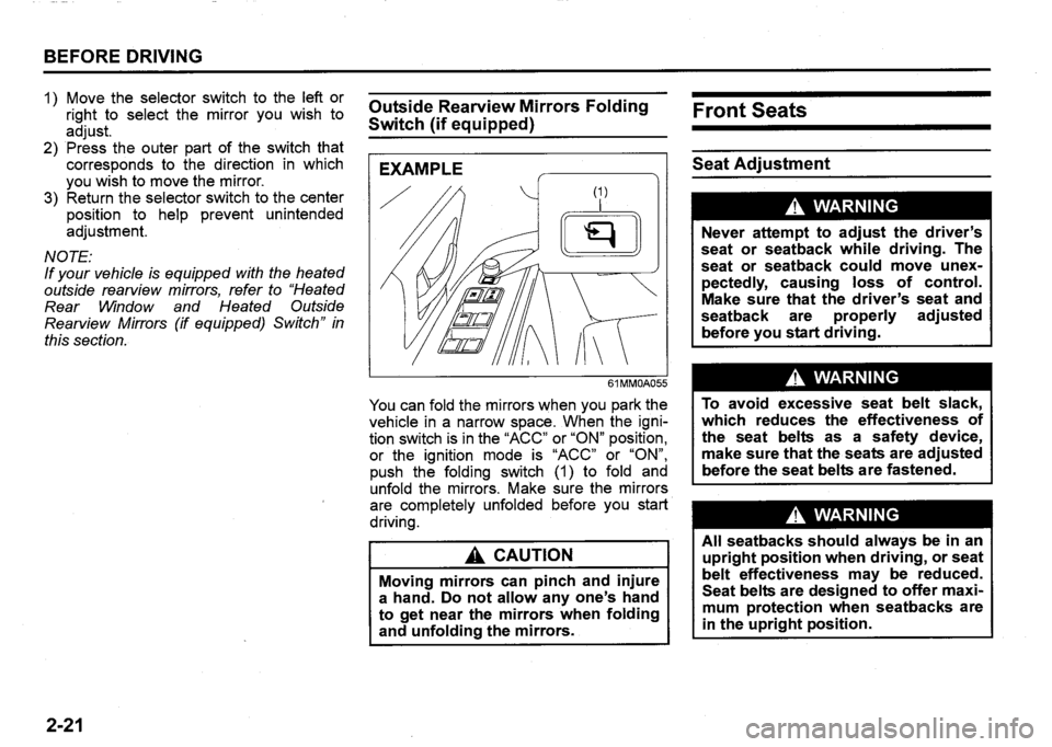SUZUKI SX4 2020  Owners Manual 