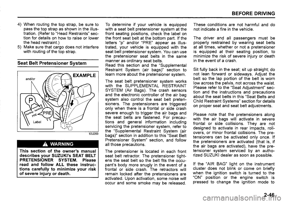 SUZUKI SX4 2020  Owners Manual 