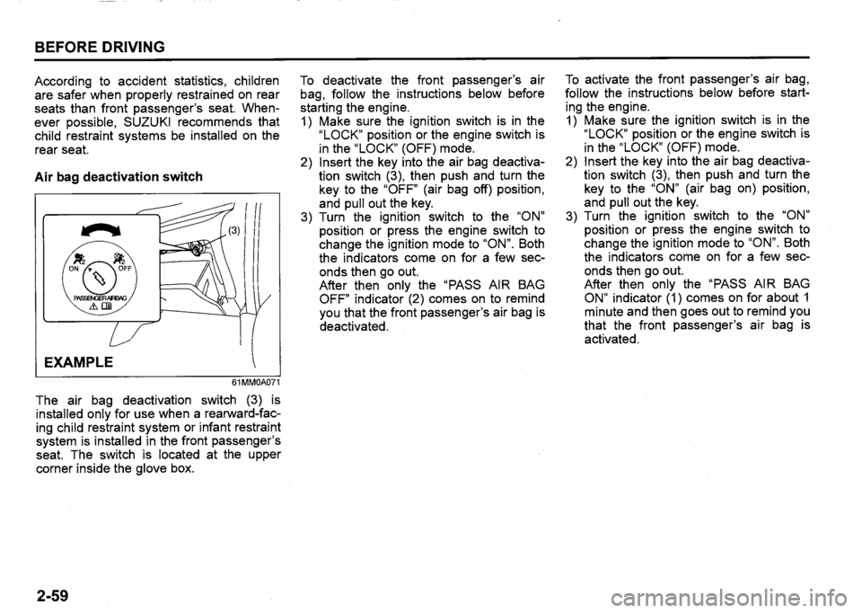 SUZUKI SX4 2019  Owners Manual 