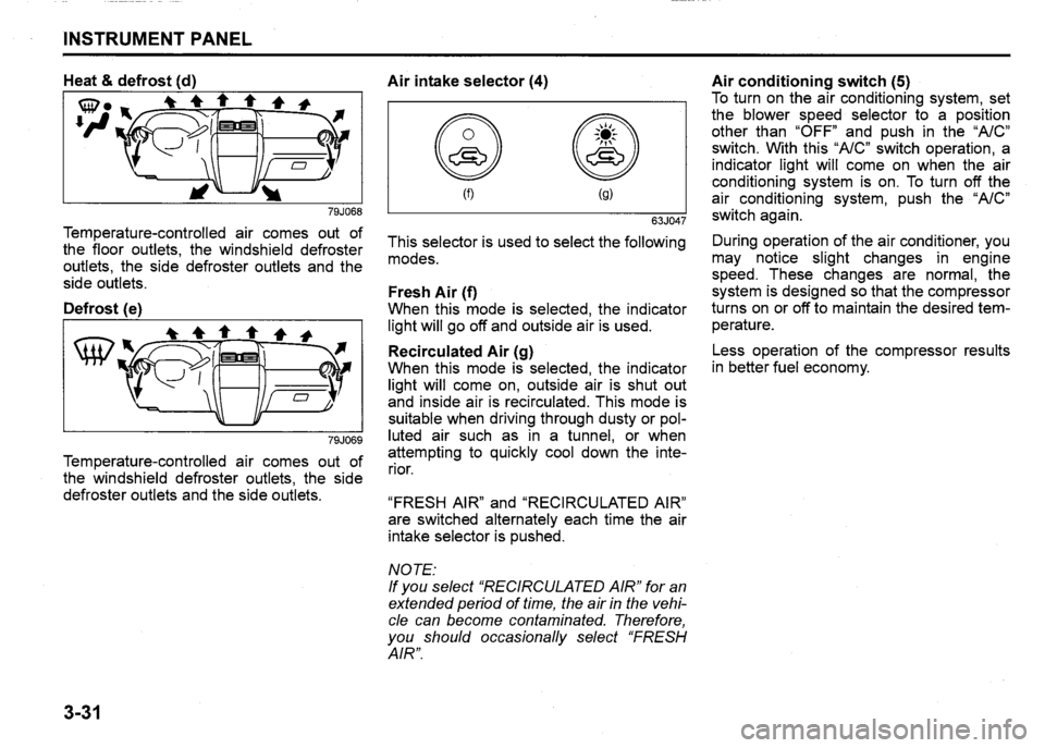 SUZUKI SX4 2011  Owners Manual 