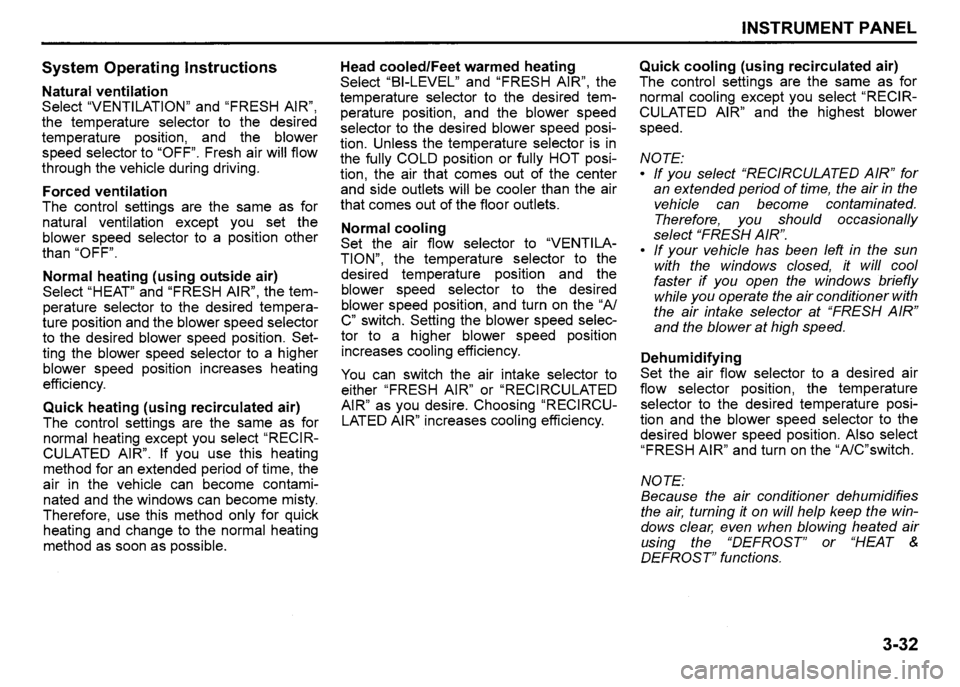 SUZUKI SX4 2011  Owners Manual 