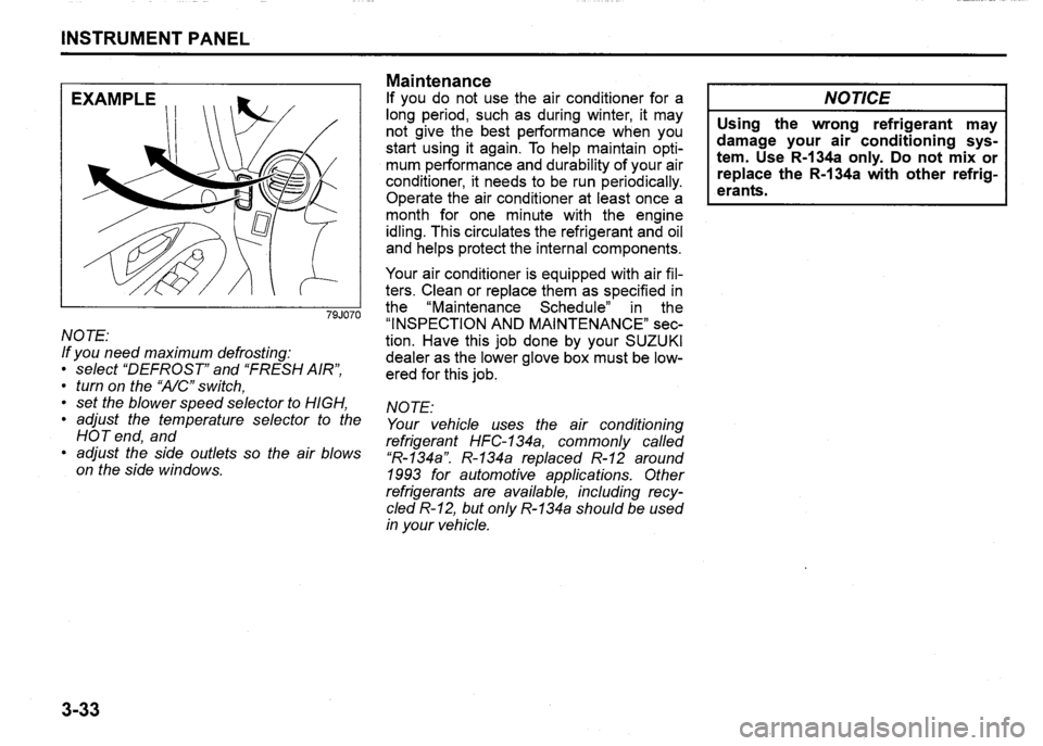 SUZUKI SX4 2011  Owners Manual 