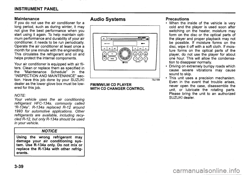 SUZUKI SX4 2011  Owners Manual 