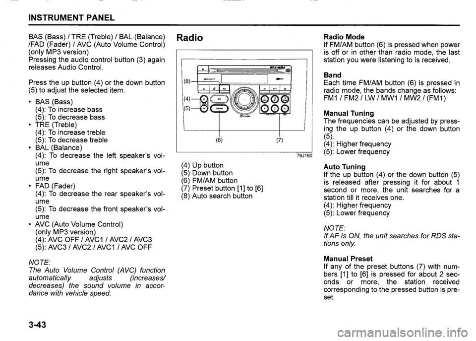 SUZUKI SX4 2011  Owners Manual 