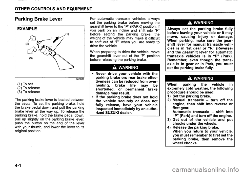 SUZUKI SX4 2007  Owners Manual 