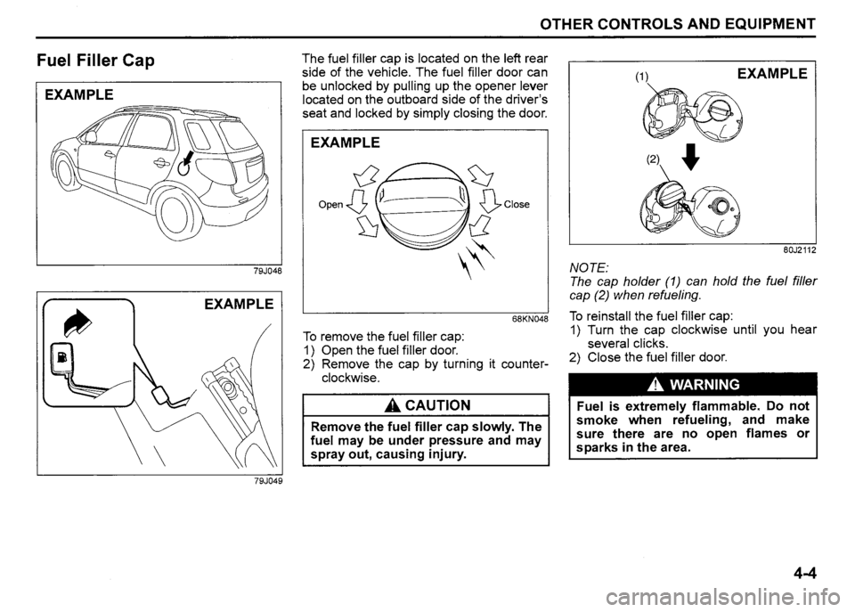 SUZUKI SX4 2011  Owners Manual 