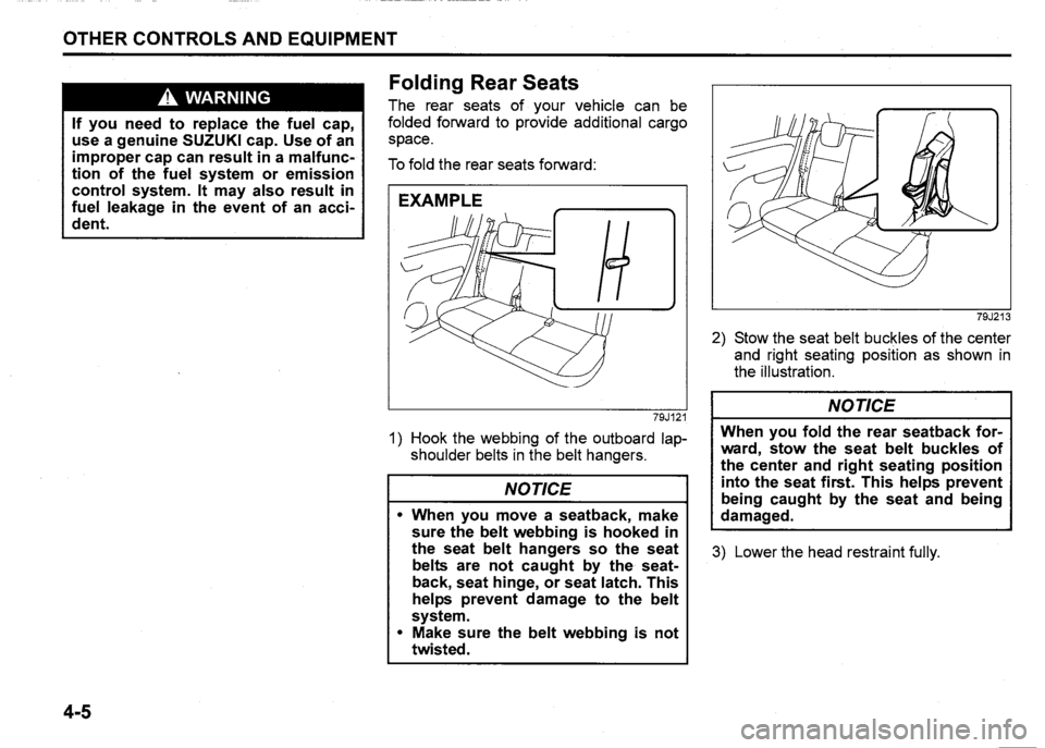 SUZUKI SX4 2011  Owners Manual 