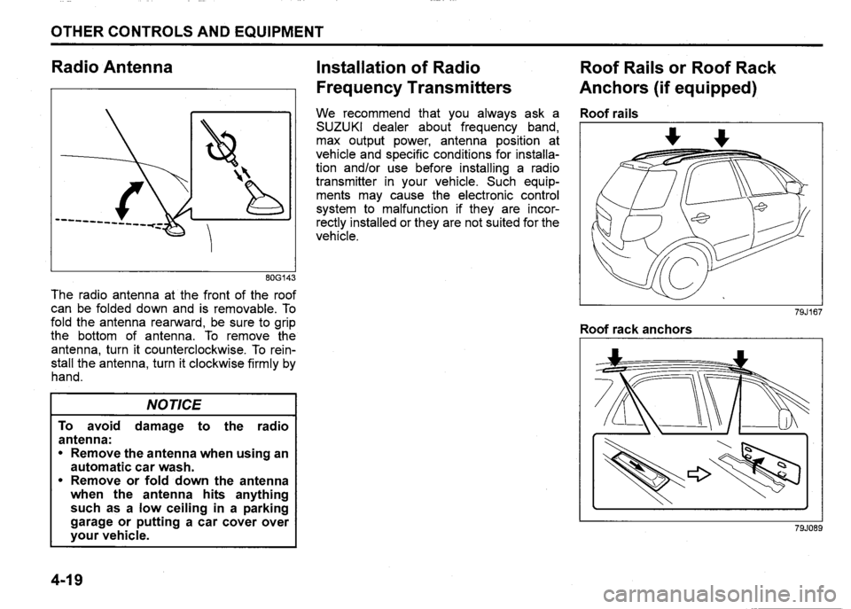 SUZUKI SX4 2007  Owners Manual 