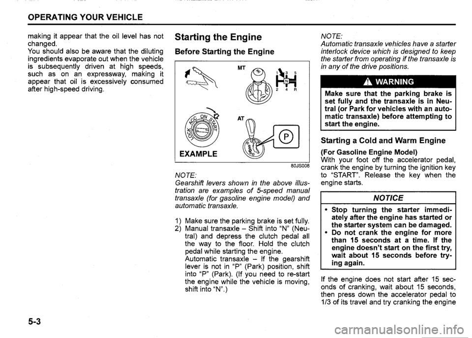 SUZUKI SX4 2007  Owners Manual 
