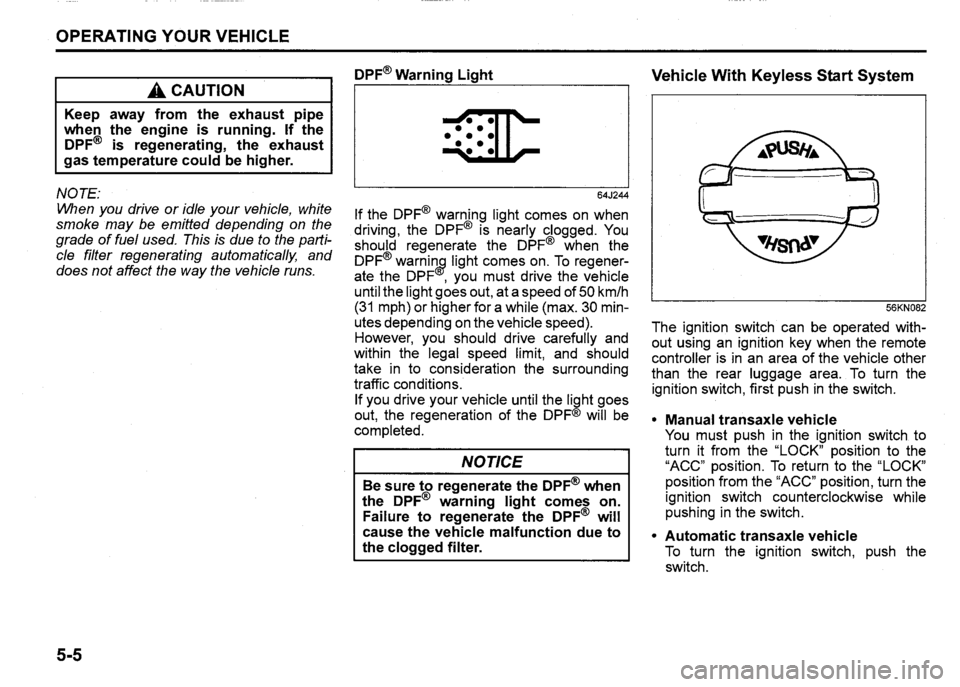 SUZUKI SX4 2011  Owners Manual 