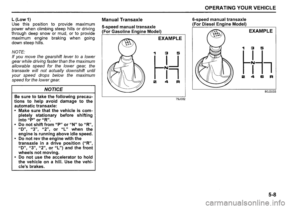SUZUKI SX4 2011  Owners Manual 
