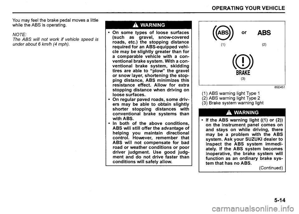SUZUKI SX4 2012  Owners Manual 