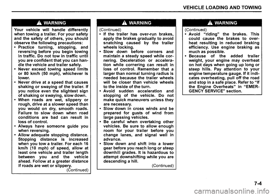 SUZUKI SX4 2011  Owners Manual 