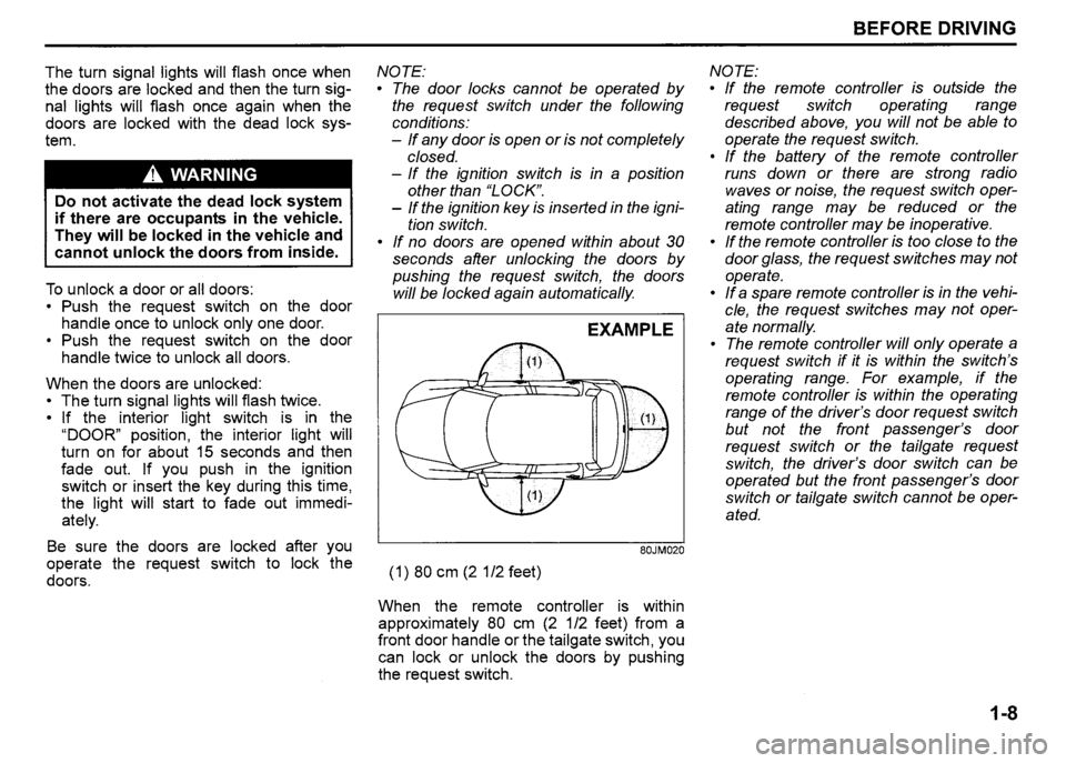 SUZUKI SX4 2007  Owners Manual 