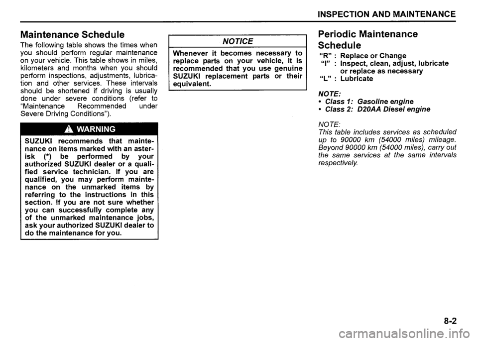 SUZUKI SX4 2007  Owners Manual 