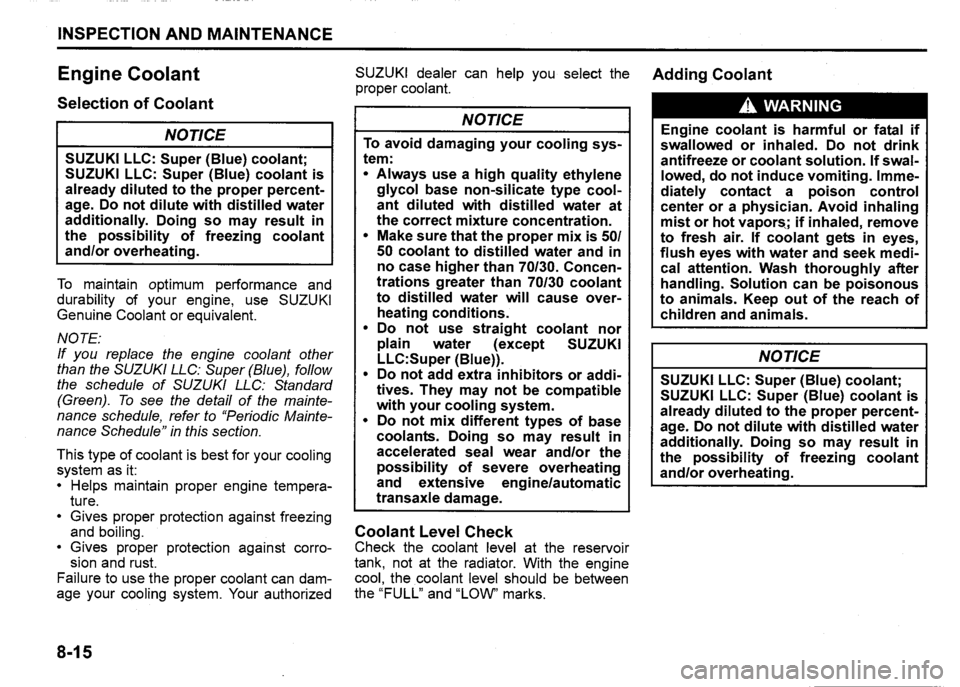 SUZUKI SX4 2012  Owners Manual 