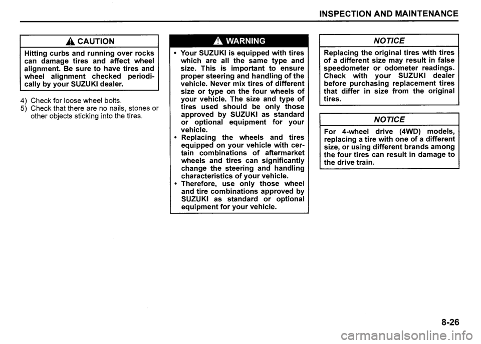 SUZUKI SX4 2012  Owners Manual 