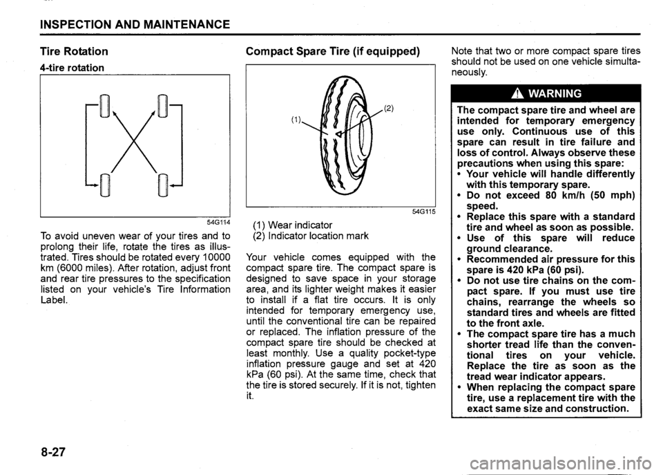 SUZUKI SX4 2012  Owners Manual 