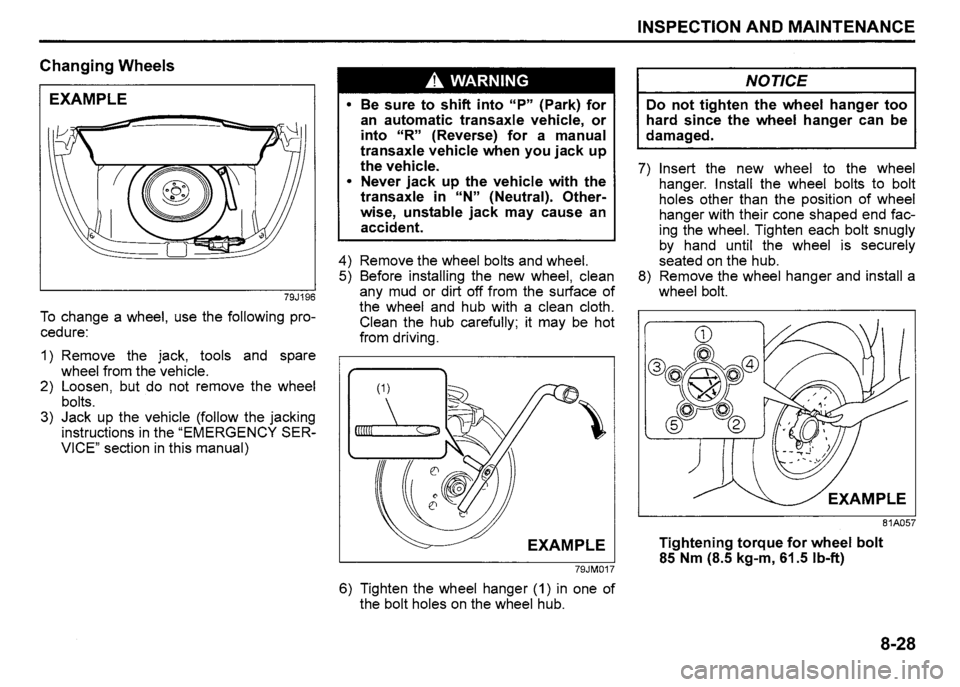 SUZUKI SX4 2012  Owners Manual 