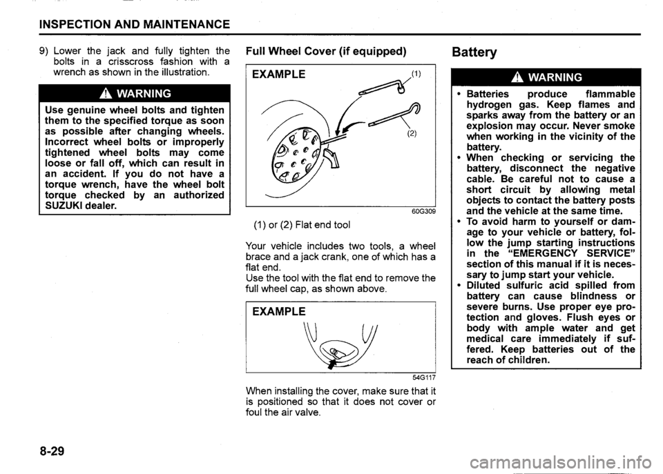 SUZUKI SX4 2012  Owners Manual 