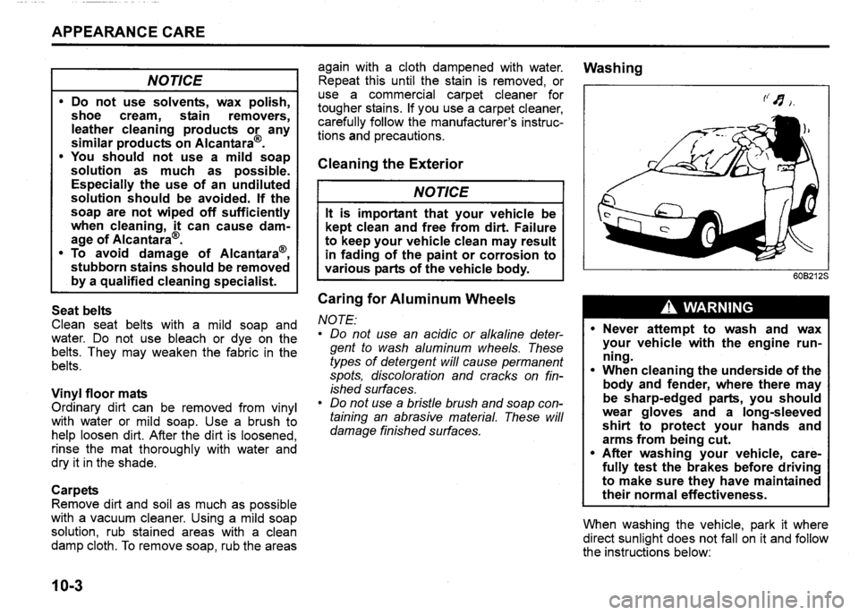 SUZUKI SX4 2012  Owners Manual 