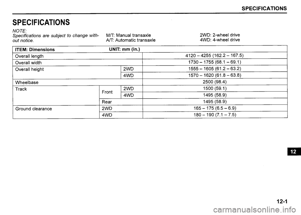 SUZUKI SX4 2007  Owners Manual 