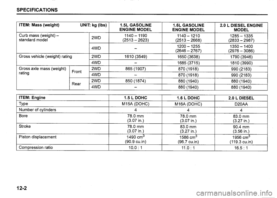 SUZUKI SX4 2007  Owners Manual 