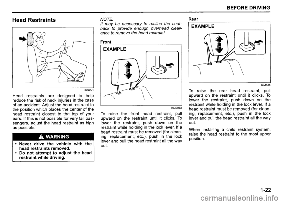 SUZUKI SX4 2012  Owners Manual 