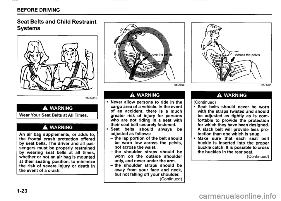 SUZUKI SX4 2012  Owners Manual 