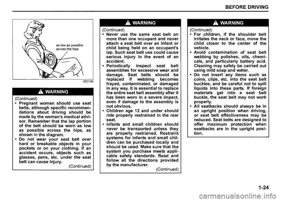 SUZUKI SX4 2012  Owners Manual 