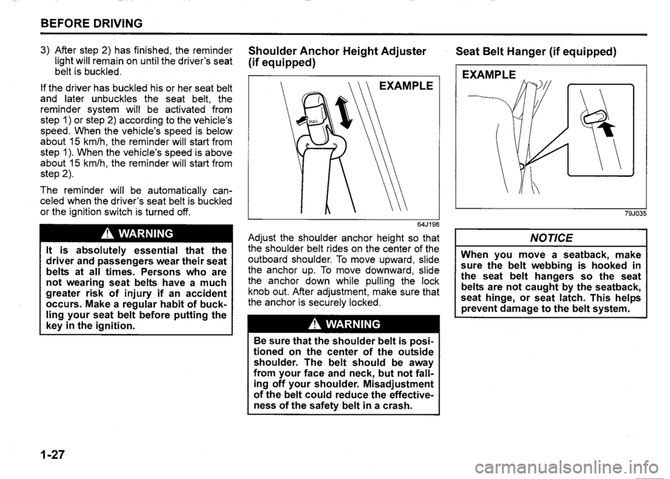 SUZUKI SX4 2012  Owners Manual 