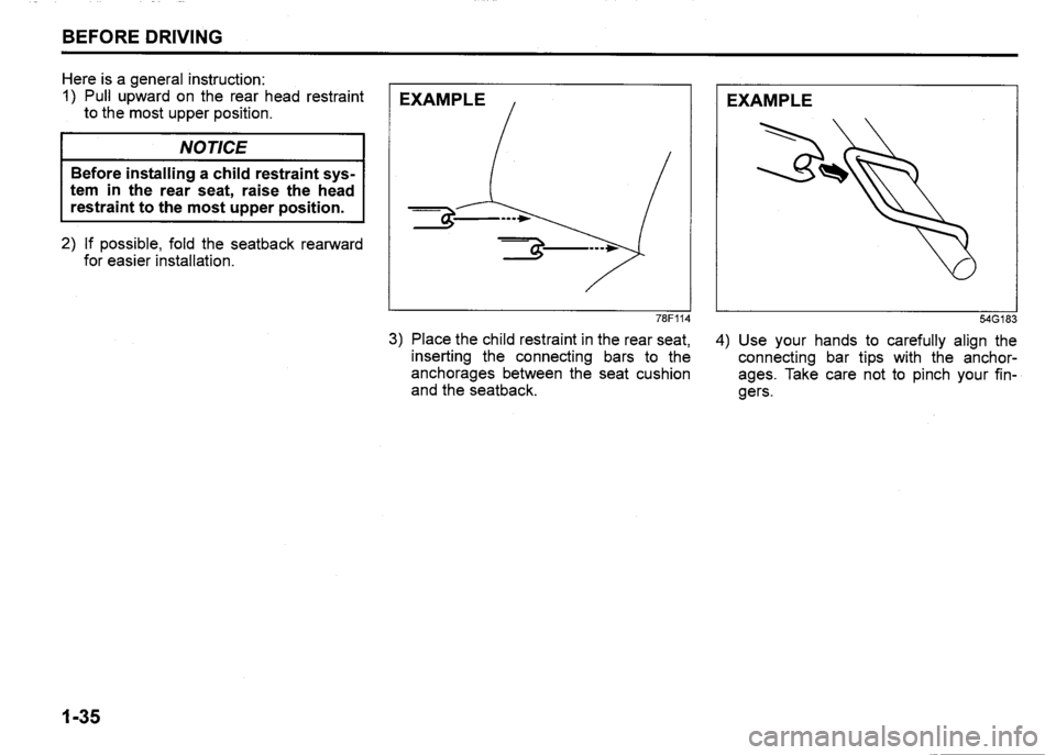 SUZUKI SX4 2012  Owners Manual 