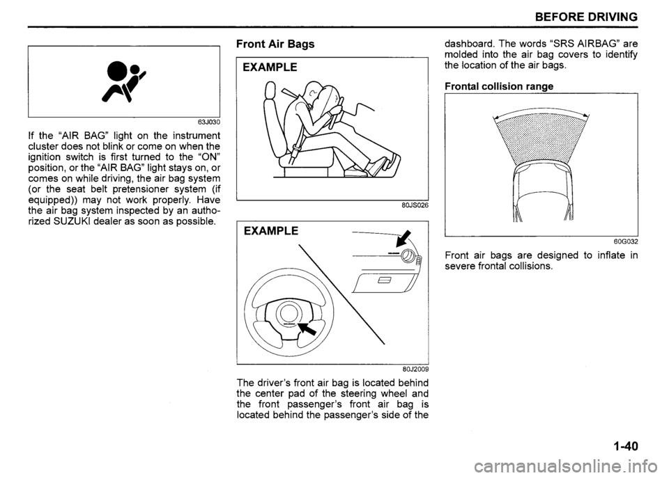 SUZUKI SX4 2011  Owners Manual 