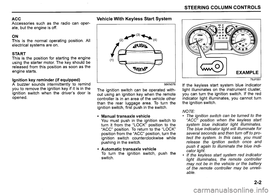 SUZUKI SX4 2007  Owners Manual 