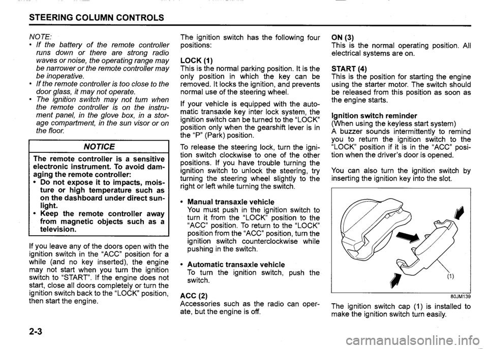 SUZUKI SX4 2007  Owners Manual 