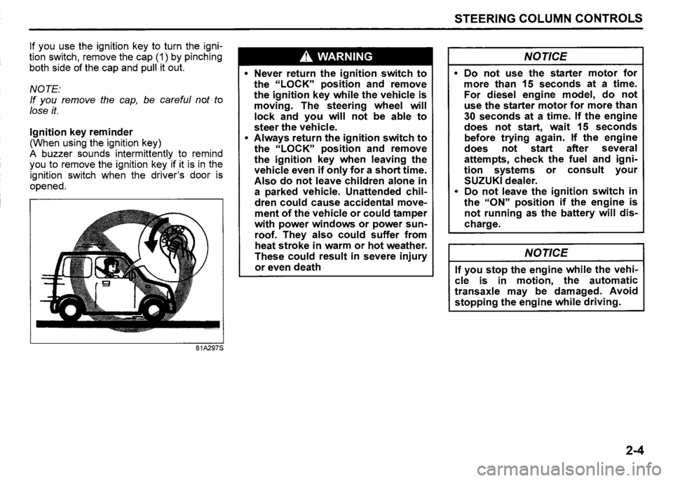 SUZUKI SX4 2007  Owners Manual 
