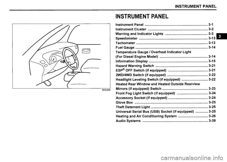 SUZUKI SX4 2011  Owners Manual 