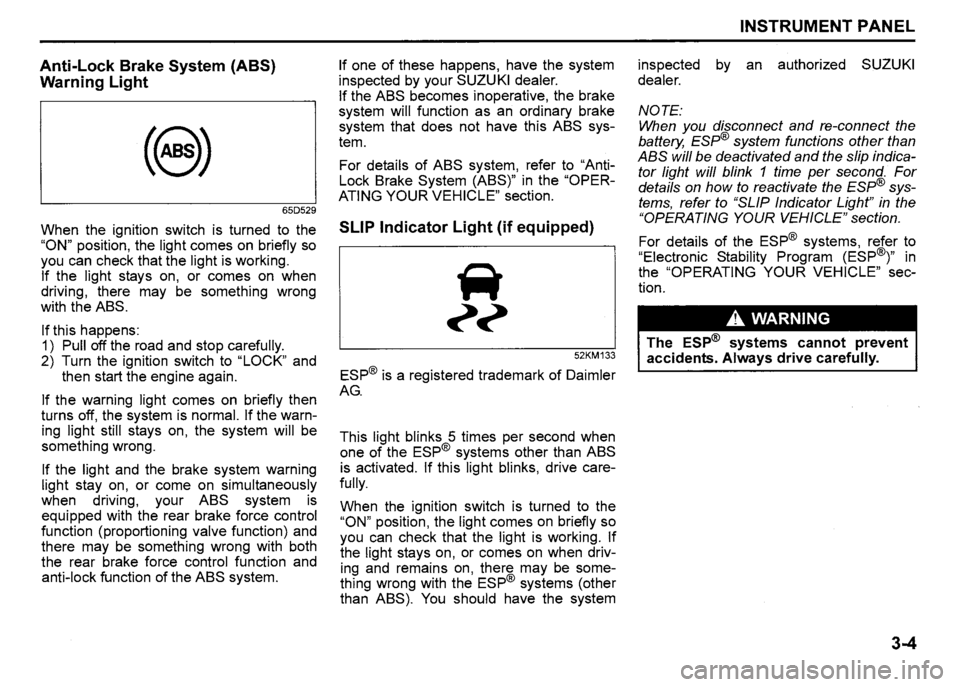 SUZUKI SX4 2012  Owners Manual 