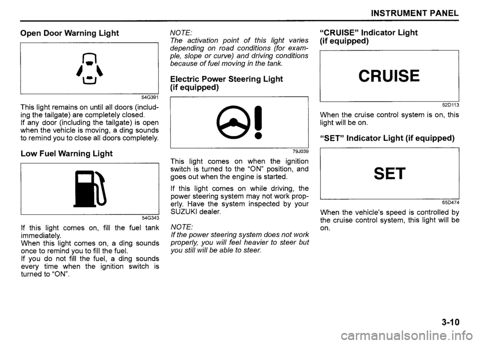 SUZUKI SX4 2007  Owners Manual 