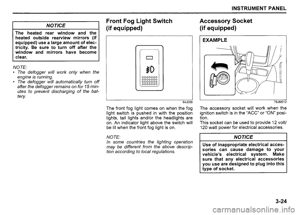 SUZUKI SX4 2007  Owners Manual 